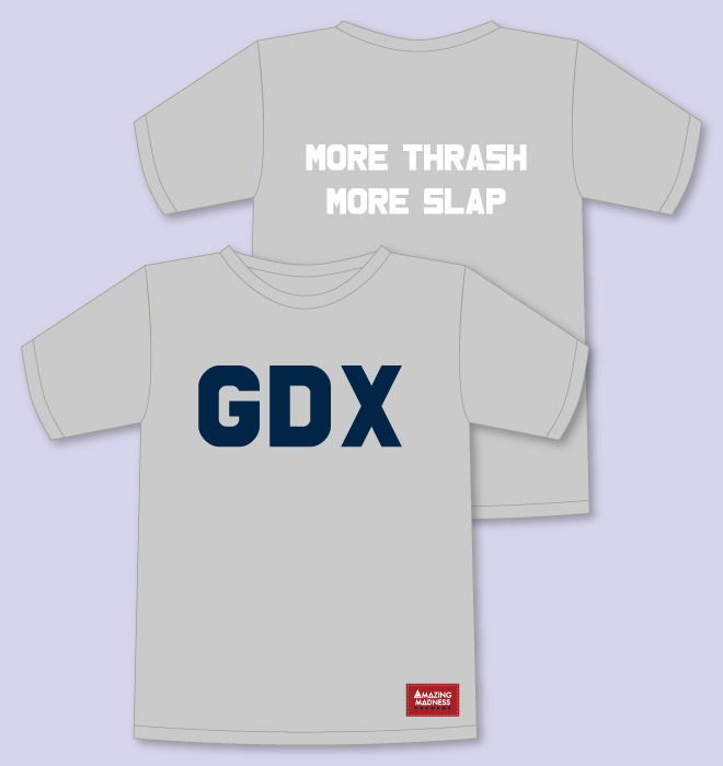 Tシャツ デザインGDX グレー